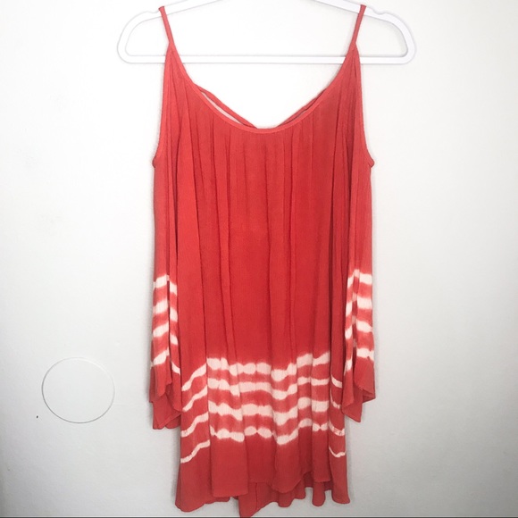 Altar'd State Dresses & Skirts - Altar’D State red boho tie dye darling dress